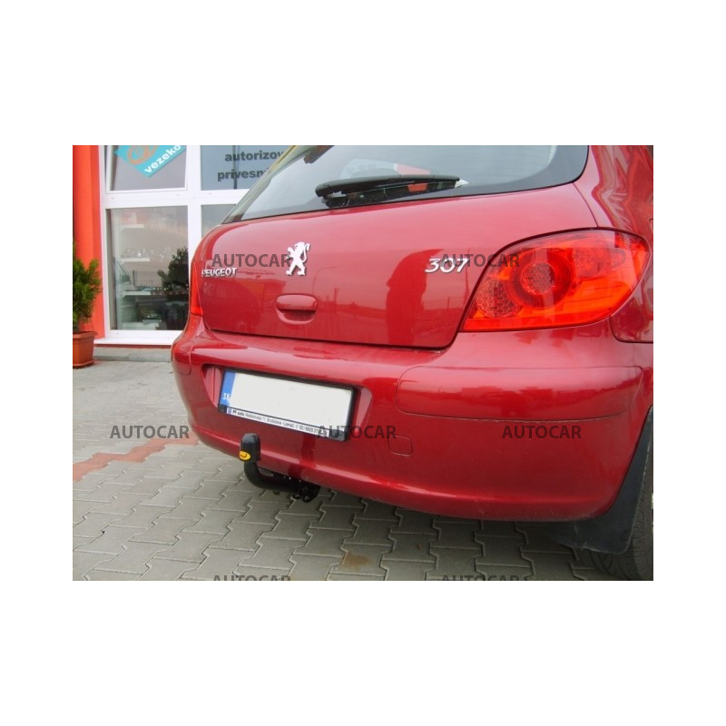 Ťažné zariadenie pre Peugeot 307 - 3/5 dv. - skrutkový systém