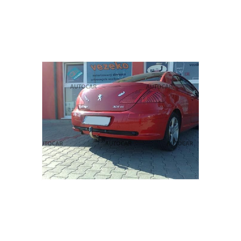 Ťažné zariadenie pre Peugeot 307 - 3/5 dv. - odnímateľný bajonetový systém