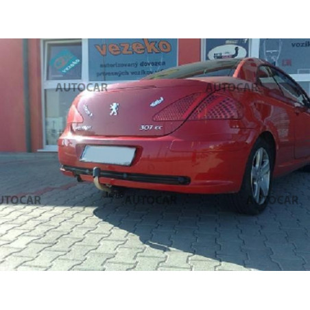 Ťažné zariadenie pre Peugeot 307 - 3/5 dv. - odnímateľný bajonetový systém