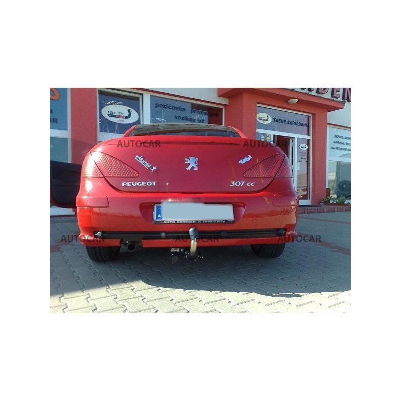 Ťažné zariadenie pre Peugeot 307 - 3/5 dv. - odnímateľný bajonetový systém