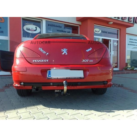 Ťažné zariadenie pre Peugeot 307 - 3/5 dv. - odnímateľný bajonetový systém