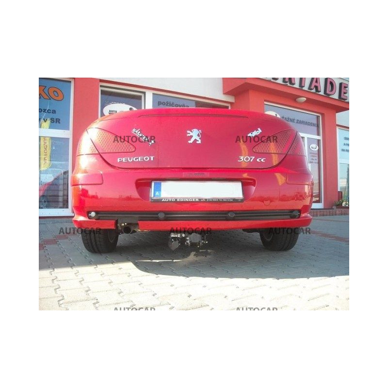 Ťažné zariadenie pre Peugeot 307 - 3/5 dv. - odnímateľný bajonetový systém