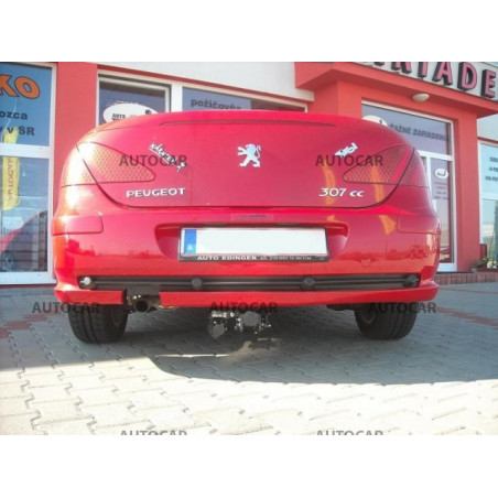 Ťažné zariadenie pre Peugeot 307 - 3/5 dv. - odnímateľný bajonetový systém