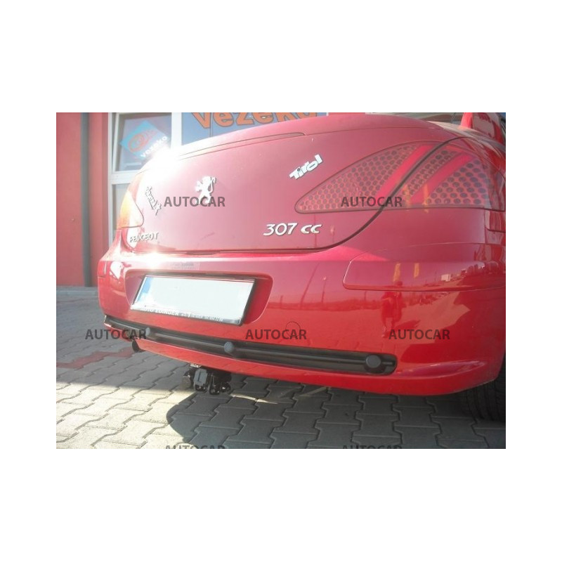 Ťažné zariadenie pre Peugeot 307 - 3/5 dv. - odnímateľný bajonetový systém