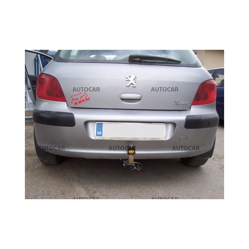 Ťažné zariadenie pre Peugeot 307 - 3/5 dv. - odnímateľný bajonetový systém