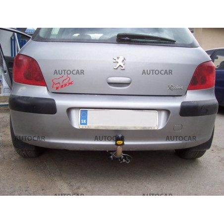 Ťažné zariadenie pre Peugeot 307 - 3/5 dv. - odnímateľný bajonetový systém Ťažné zariadenie pre Peugeot 307 - 3/5 dv. - odnímateľný bajonetový systém