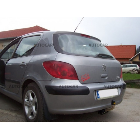 Ťažné zariadenie pre Peugeot 307 - 3/5 dv. - odnímateľný bajonetový systém