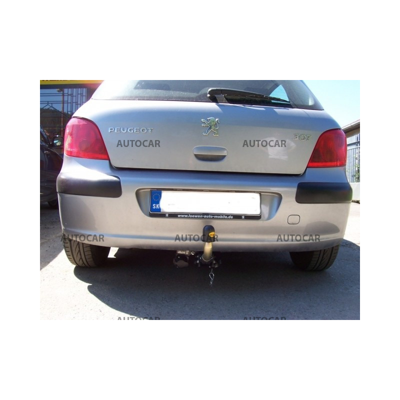 Ťažné zariadenie pre Peugeot 307 - 3/5 dv. - odnímateľný bajonetový systém