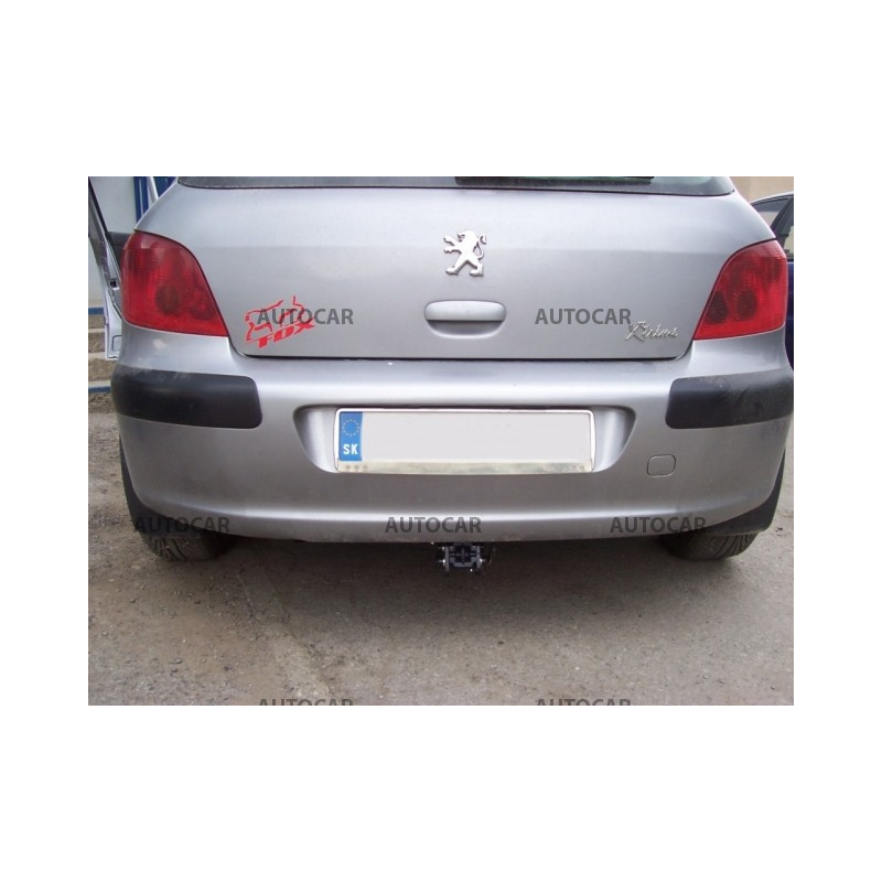 Ťažné zariadenie pre Peugeot 307 - 3/5 dv. - odnímateľný bajonetový systém