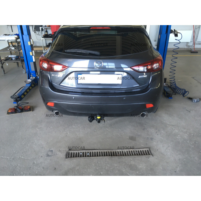 Ťažné zariadenie pre Mazda 3 - J36A - 5 dv. - odnímateľný bajonetový systém