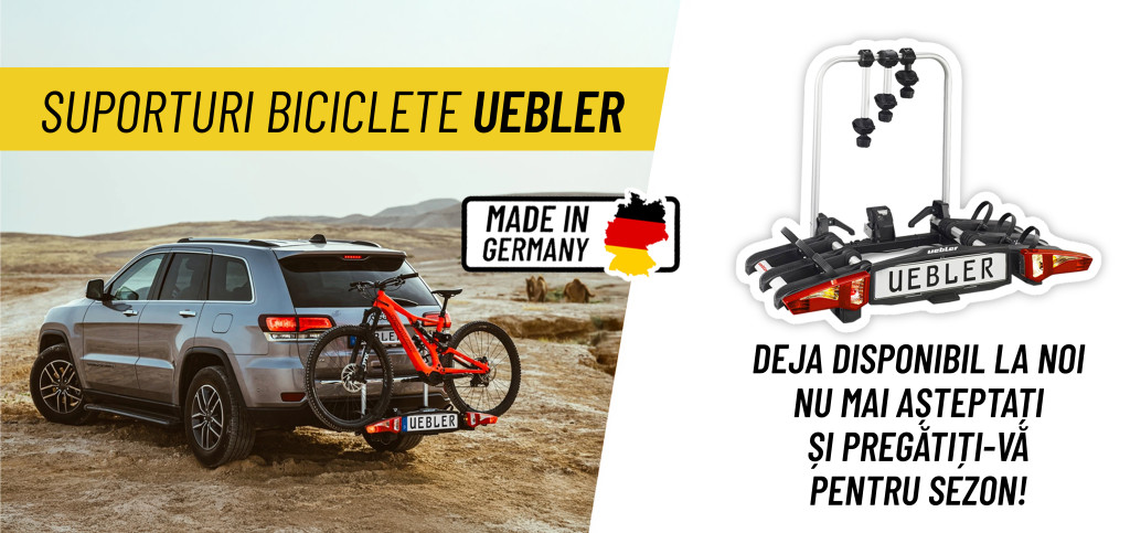 Suporturile de biciclete UEBLER – Câștigătorul testului ADAC 2025, acum disponib