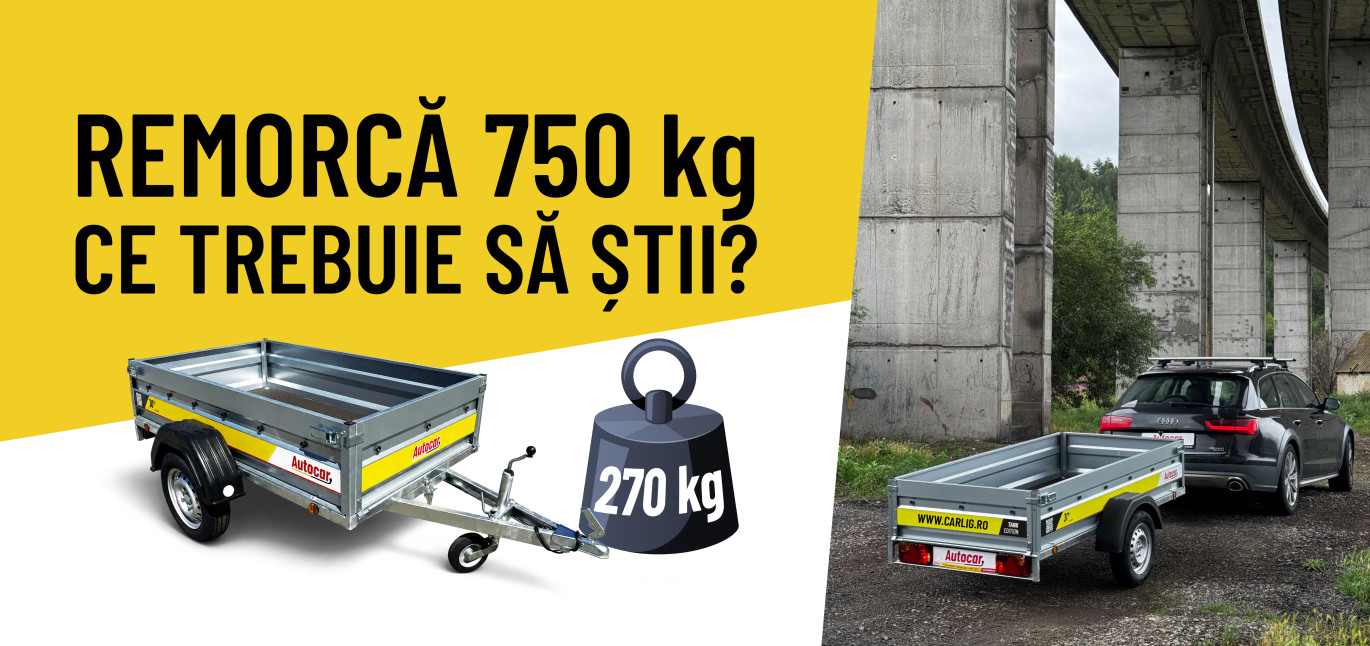 Remorcă 750 kg: permis, acte, RCA și ITP – Ghid 2026