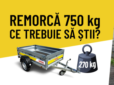 Remorcă 750 kg: permis, acte, RCA și ITP – Ghid 2026